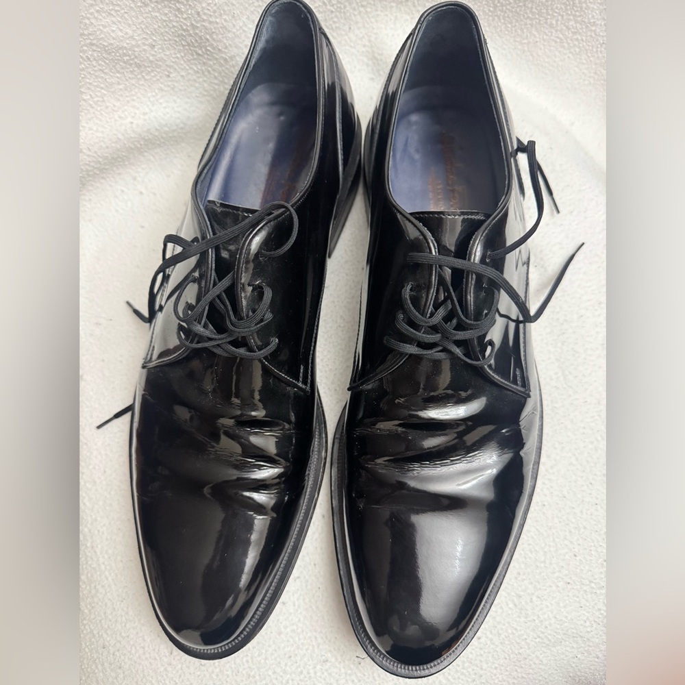 Salvatore Ferragamo Black man dress shoes